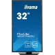 iiyama ProLite A kõrguse reguleeritav 32” IPS paneeliga tehnoloogia monitor, millel on QHD resolutsioon.