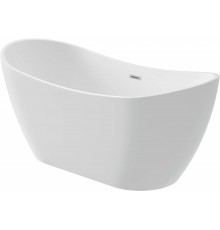 Freestanding oval acrylic bathtub - 160 cm