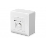 Digitus CAT 6, Class E, wall outlet, shielded, surface mount