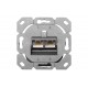 Digitus CAT 6, Class E, wall outlet, shielded, surface mount