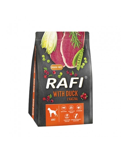 RAFI Adult with duck - dry dog food - 3kg