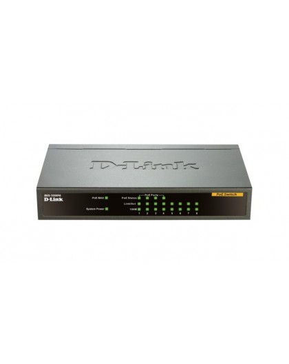 D-Link 8-port 10/100 Desktop Switch with 4 PoE Ports