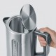 Severin 3418000 electric kettle 1.7 L 3000 W Black, Stainless steel