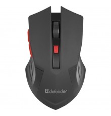 MOUSE DEFENDER ACCURA MM-275 RF BLACK & RED OPTICAL 1600DPI 6P