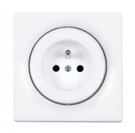Fibaro Walli socket-outlet Type E White