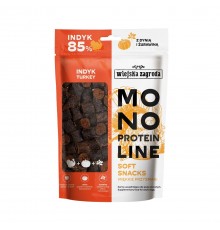 WIEJSKA ZAGRODA Monoprotein Line Soft Snacks Turkey - dog treat - 115g