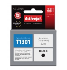 Activejet AE-1301N Ink cartridge (replacement for Epson T1301 Supreme 32 ml black)