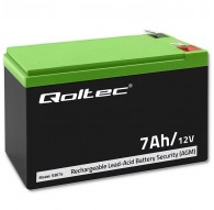 Qoltec 53076 AGM battery | 12V | 7Ah | Security