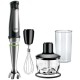 Braun MQ 7035X 0.6 L Immersion blender 1000 W Black, Satin steel