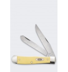 Case Trapper Pocket Knife SS Yellow
