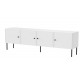 4D RTV cabinet PALAZZO BIS 201x40x60 white matt