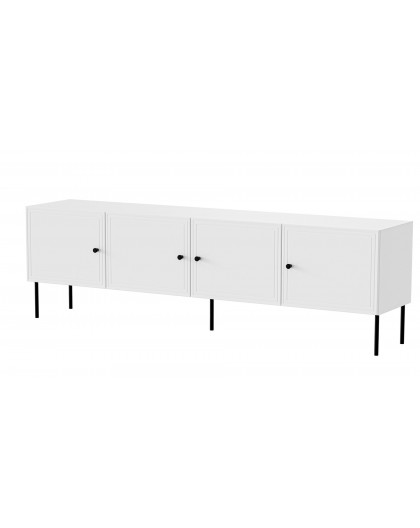 4D RTV cabinet PALAZZO BIS 201x40x60 white matt