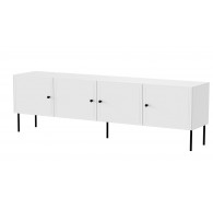 4D RTV cabinet PALAZZO BIS 201x40x60 white matt