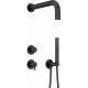 Concealed shower set with hand shower