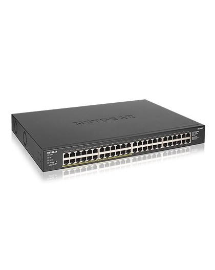 NETGEAR GS348PP Unmanaged Gigabit Ethernet (10/100/1000) Power over Ethernet (PoE) Black