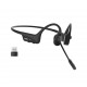SHOKZ OpenComm2 UC 2025 Upgrade Wireless Bluetooth Bone Conduction Videoconferencing Headset with USB-C Charging Port and USB-C 