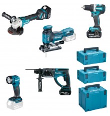 Makita DLX5044TJ cordless combo kit
