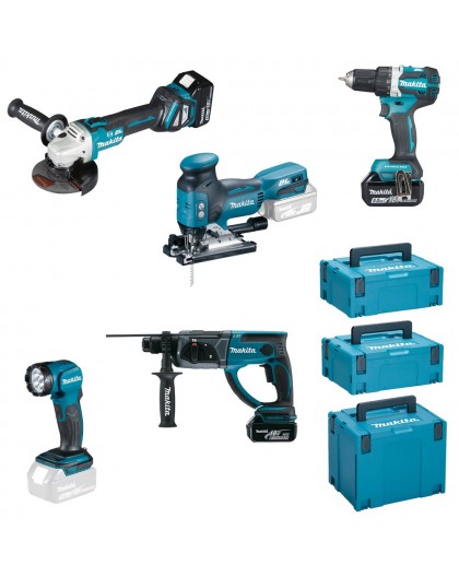 Makita DLX5044TJ cordless combo kit