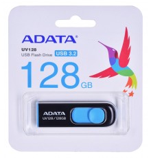 ADATA DashDrive UV128 128GB USB flash drive USB Type-A 3.2 Gen 1 (3.1 Gen 1) Black, Blue