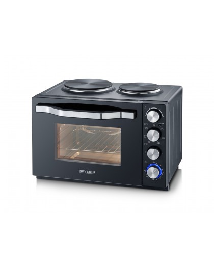 Severin TO 2074 toaster oven 30 L 2500 W Black Grill