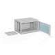 ALANTEC Racking cabinet 19" 6U 600x450, Grey FLAT PACK