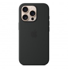 Apple iPhone 16 Pro Silicone Case with MagSafe - Black