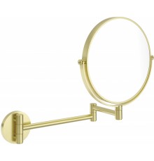 Cosmetic mirror on movable arm