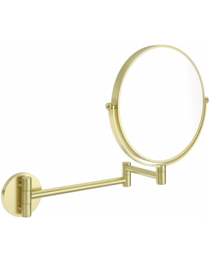 Cosmetic mirror on movable arm