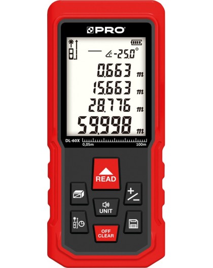 Laser distance meter DL-60X