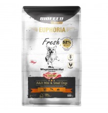 BIOFEED Euphoria Fresh Adult Pork and goose XS/S - dry dog food - 500g