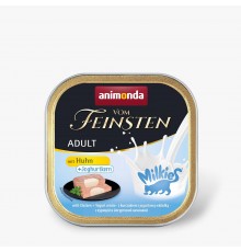 ANIMONDA Vom Feinsten Adult Milkies with Chicken and Yogurt Filling - Wet Cat Food - 100g