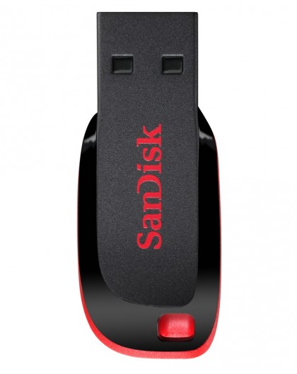 SanDisk Cruzer Blade USB flash drive 64 GB USB Type-A 2.0 Black, Red