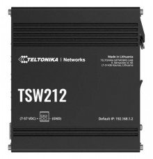 Teltonika TSW212 Managed L2 Gigabit Ethernet (10/100/1000) Black