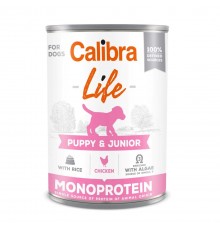 CALIBRA Dog Life Puppy&Junior Chicken & rice - wet dog food - 400g
