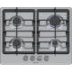 Siemens EG6B5PK90 hob Black, Stainless steel Built-in 60 cm Gas 4 zone(s)