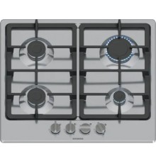 Siemens EG6B5PK90 hob Black, Stainless steel Built-in 60 cm Gas 4 zone(s)