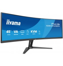 iiyama G-MASTER 45’’ Dual QHD VA panel with KVM switch, USB-C dock and RJ45 (LAN) and height adjustable stand