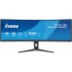 iiyama G-MASTER 45’’ Dual QHD VA panel with KVM switch, USB-C dock and RJ45 (LAN) and height adjustable stand