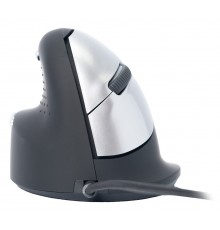 R-Go Tools Ergonomic mouse R-Go HE Break with break software, large (hand size ≥ 185 mm), left-handed, Wired, black