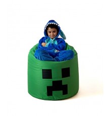 Sako bag pouffe Minecraft green XXL 110 x 90 cm
