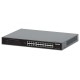 Intellinet 24-Port Gigabit Ethernet PoE+ Switch with 2 SFP Ports IEEE 802.3at/af (PoE+/PoE) Compliant, PoE Power Budget of 370 W