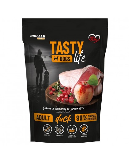 BIOFEED Tasty Dogs Life Duck - wet dog food - 500g