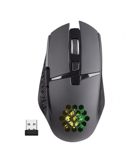 MOUSE DEFENDER GM-514 GLORY OPTIC RF RGB 3200dpi 7P BLACK