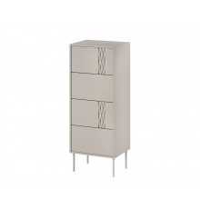 Cama 4S TRESSE chest of drawers 50x40x125 cashmere matt