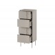 Cama 4S TRESSE chest of drawers 50x40x125 cashmere matt