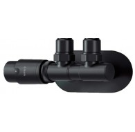 Thermostatic valve for bathroom radiator - left