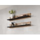 Cama set of two shelves 125cm SOHO lefkas oak/black