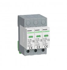 Stopper NOARK, SPD Ex9UEP Noark 1500DC/type T1+ T2/6.25kA/3 modules width