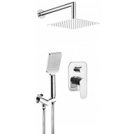 Concealed shower set