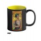Heat Reveal Mug Good Loot Cyberpunk 2077 Game Art Chronicles - Judy & Gustav Klimt 450 ml Black, Yellow